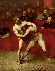 Luchadores, 1875